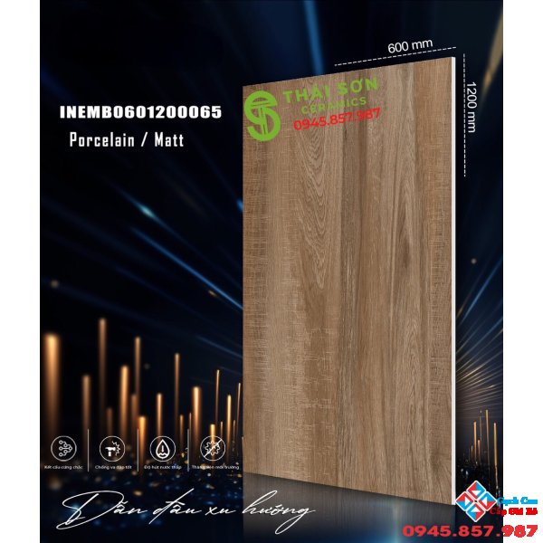 Gạch lát nền 60x120 vân gỗ mờ ấn độ giá rẻ