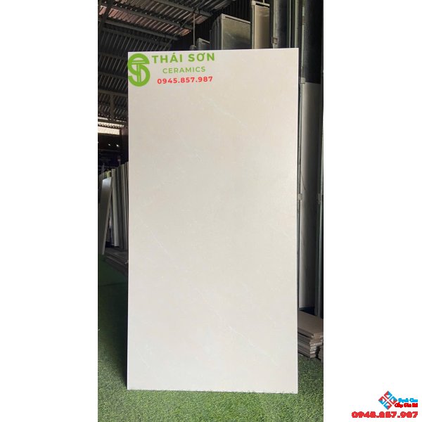 Gạch vito màu kem vàng 60x120 lát nền đá mờ