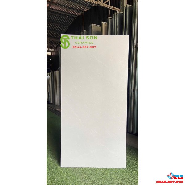 Gạch vito màu xám mờ 60x120 lát nền phòng khách 