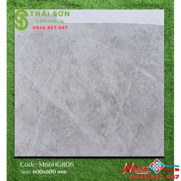 Gạch apodio 60x60 lát nền nhà siêu bóng xám vân