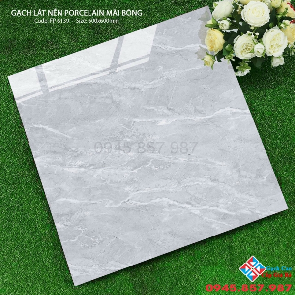 Gạch bóng kiếng 60x60 màu xám giá rẻ