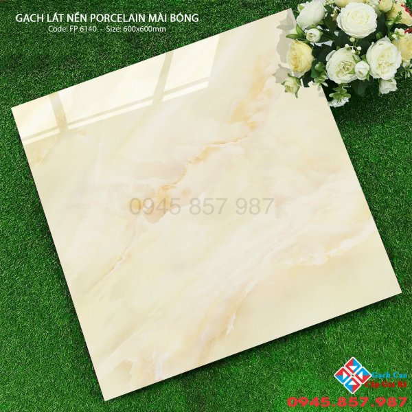 Mẫu gạch lát nền nhà đẹp 60x60 bóng kiếng