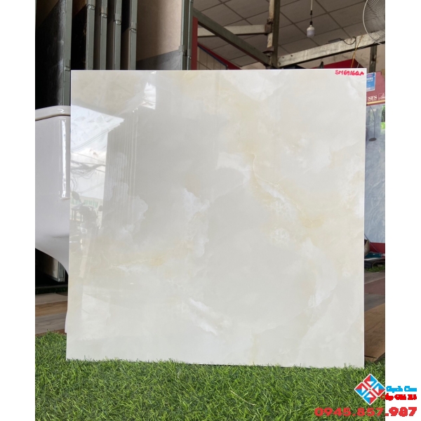 Gạch lát nền 600x600 vân vàng giá rẻ