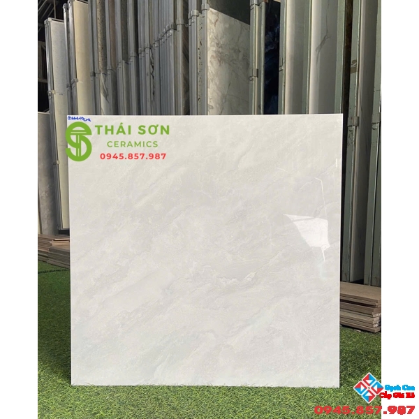Gạch cmc màu xám bóng kiếng 60x60 lát nền nhà phố