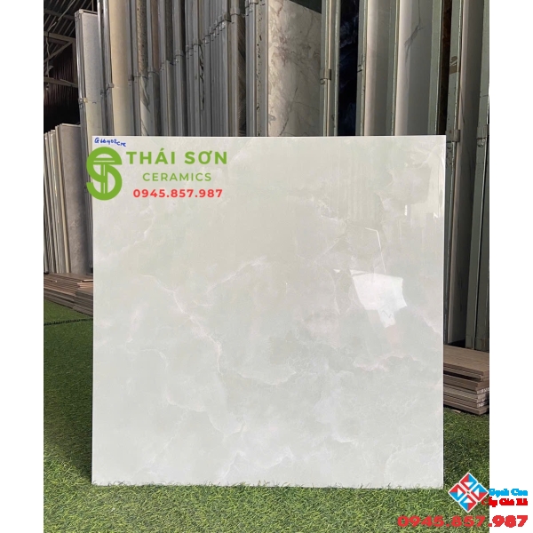 Gạch cmc bóng kiếng 60x60 màu xanh lát nền 