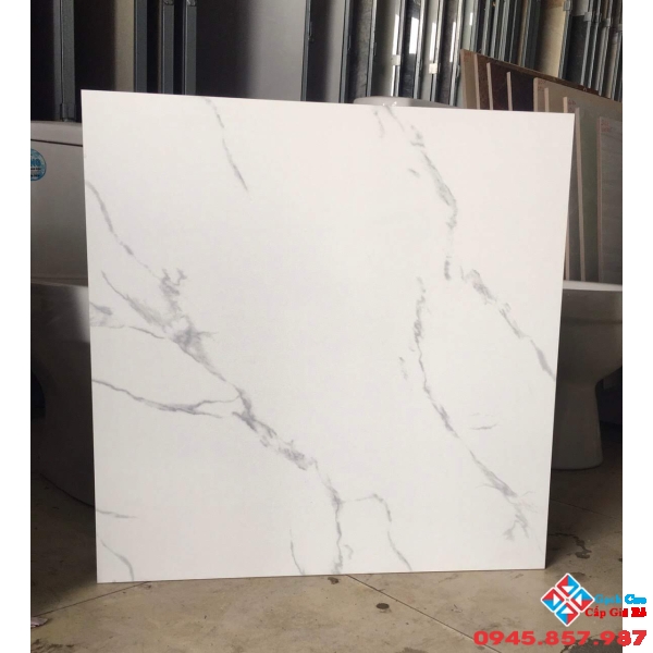 Gạch lát nền giá rẻ 60x60 vân trắng