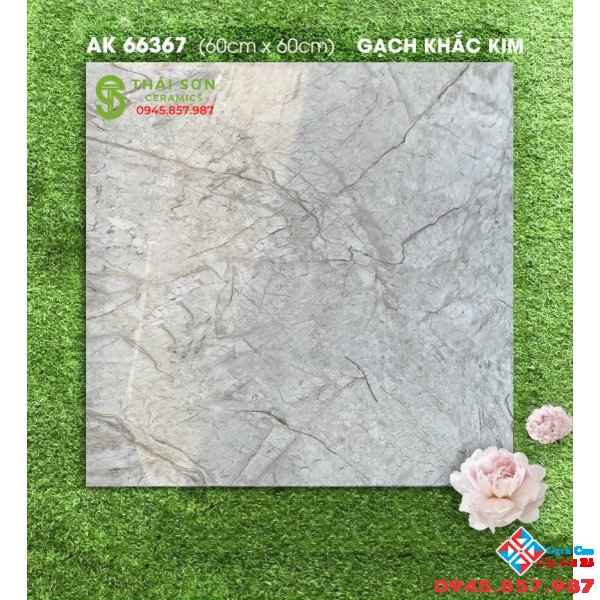 Gạch trung quốc 60x60 khắc kim cao cấp tại tphcm