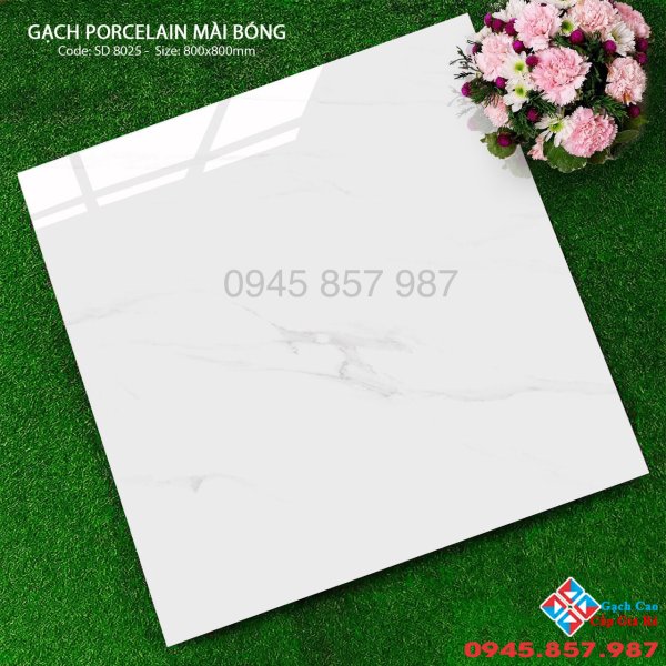 Gạch lát nền 800x800 bóng kính giá rẻ tại bến tre