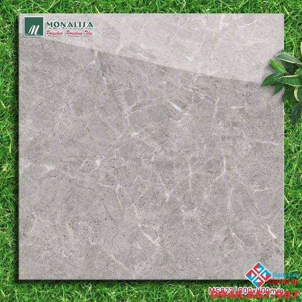 Gạch lát nền bóng kính 800x800 vân xám đẹp giá rẻ