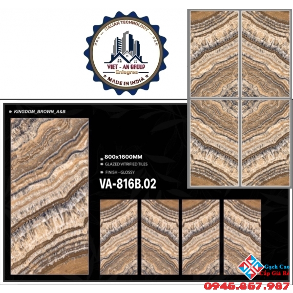 Gạch lót sàn nhập khẩu cao cấp 80x160 Phú Quốc