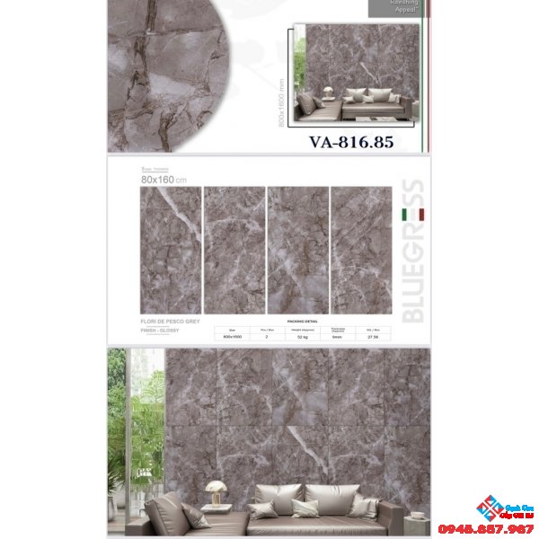 Gạch lát nền phòng khách 80x160 ấn độ cao cấp
