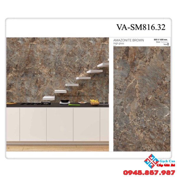Gạch khổ lớn ấn độ 800x1600 vân đá marble