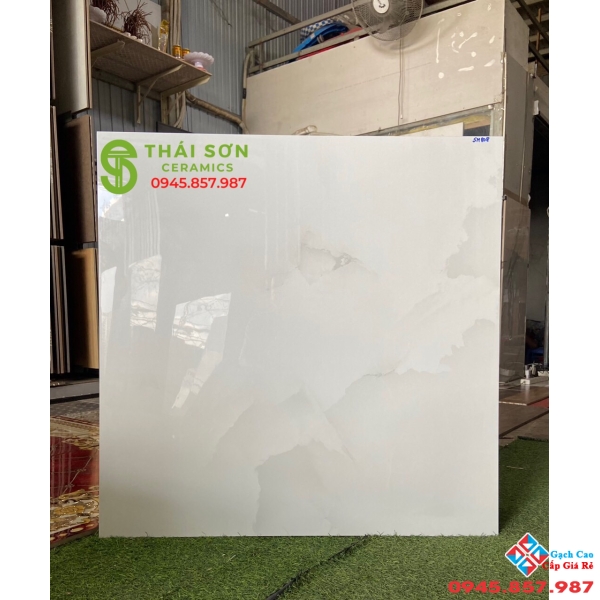 Gạch 80x80 ấn độ lát nền bóng kiếng vân đá xám cao cấp Bình Phước