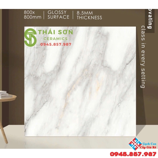 Gạch lát nền 80x80 bóng kiếng ấn độ cao cấp bán chạy