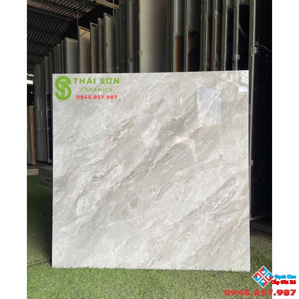 Gạch fushita bóng kiếng vân đá xám 80x80 cao cấp