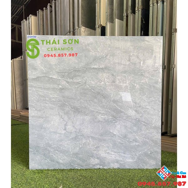 Gạch phương nam 80x80 bóng kiếng lát nền phòng khách 