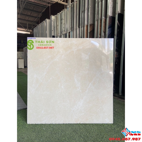 Gạch lát nền 80x80 giá rẻ tông vàng kem
