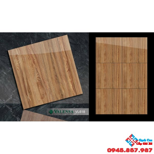 Đá bóng kiếng giả vân gỗ 80x80 lót nền giá rẻ