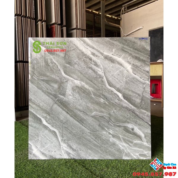 Gạch bóng kiếng 80x80 vân đá xám cao cấp