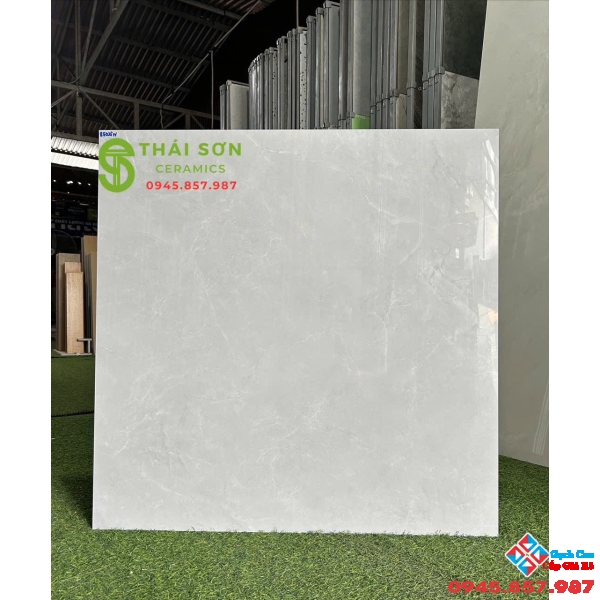 Gạch catalan 80x80 lát nền bóng kiếng màu xám trắng