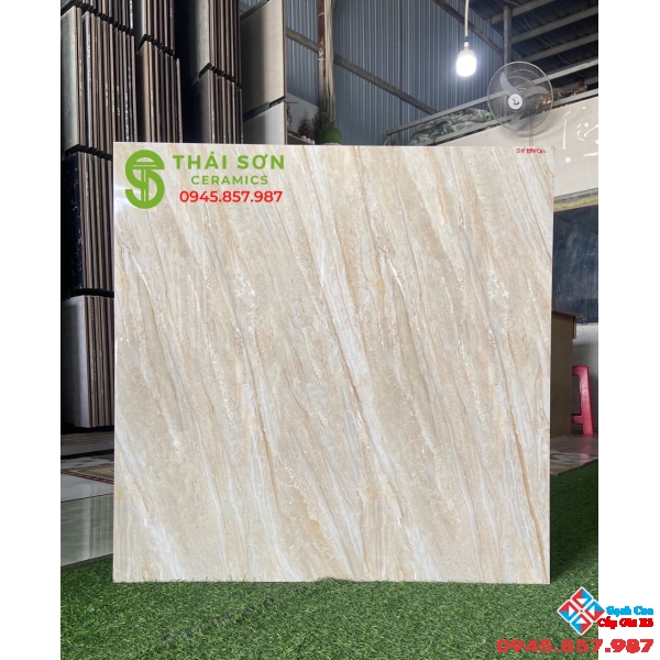 Gạch bóng kính phương nam 80x80 vân đá vàng cao cấp