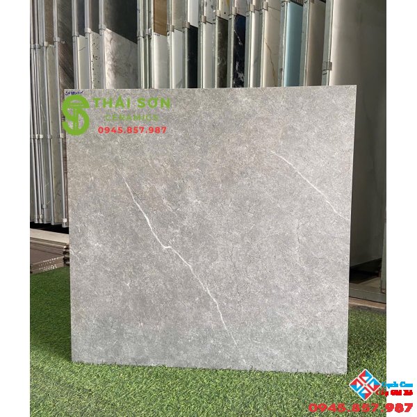 Gạch lát nền màu xám đậm 80x80 việt ý matt mờ cao cấp Bến Lức