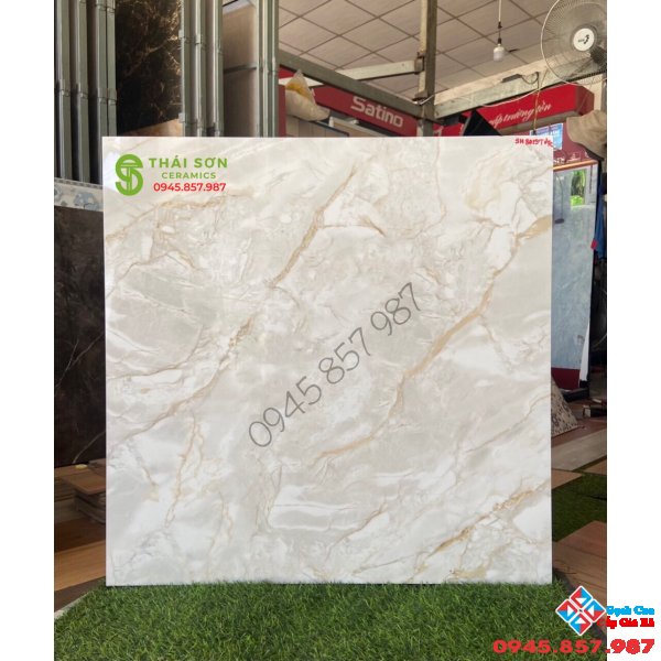 Gạch phòng khách siêu bóng 80x80 cao cấp