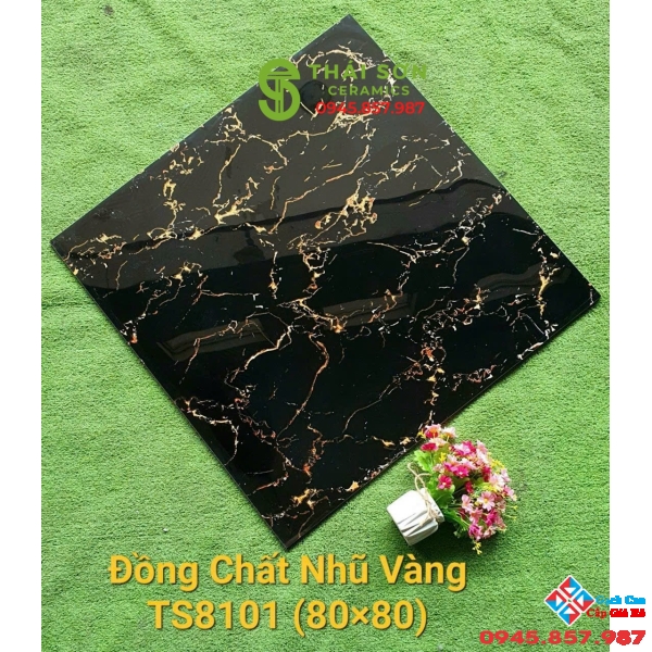 Kho gạch trung quốc khắc kim 80x80 lát nền cao cấp