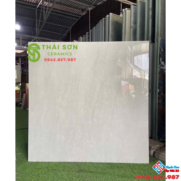 Gạch 120x120 lát nền vân xám bóng kiếng ấn độ