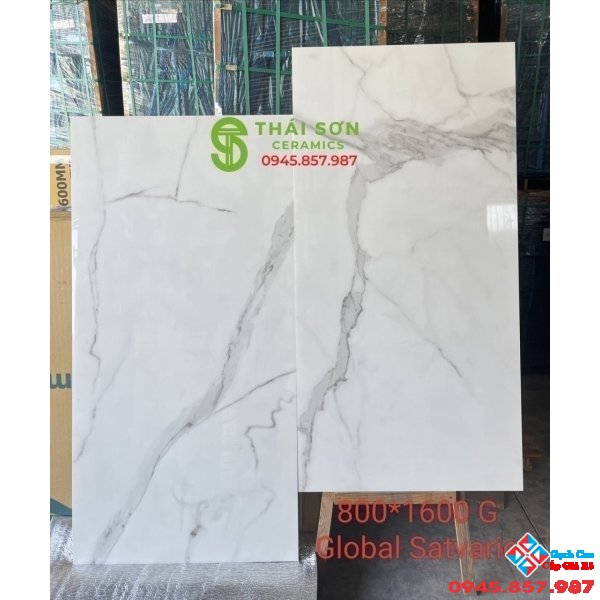 Gạch lát nền vân trắng 80x160 ấn độ giá rẻ