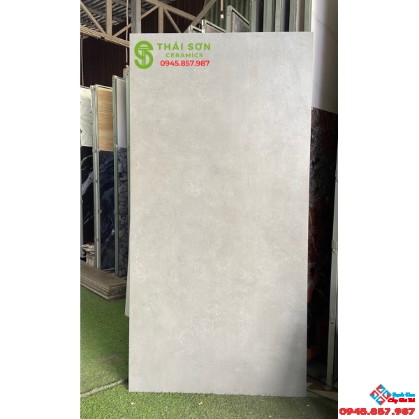 Gạch lát nền vân xi măng nhạt 80x160 mờ ấn độ