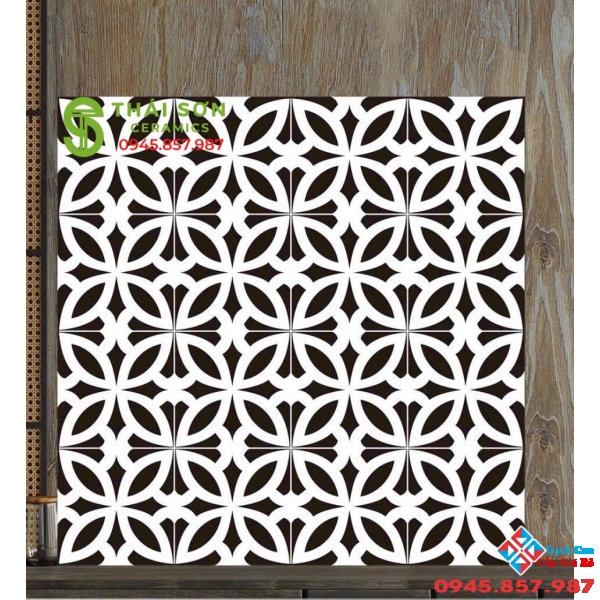 Gạch bông hoa văn mờ  60x60 lát nền hiệu ứng