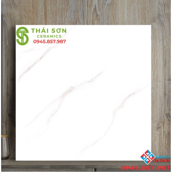 Gạch bóng kiếng vân trắng mây 80x80 lát nền cao cấp giá rẻ