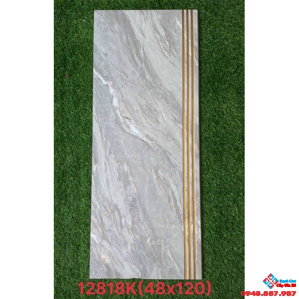 Gạch cầu thang nhập khẩu 48x120 khắc kim đẹp nhất