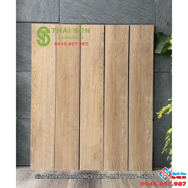 Gạch giả gỗ 15x90 ốp lát á mỹ tone màu vàng mộc nhẹ nhàng