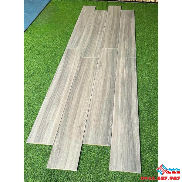 Gạch thanh giả gỗ 20x120 trung quốc màu xám cao cấp