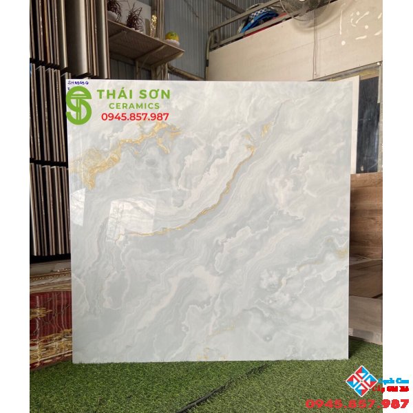 Gạch khắc kim tasa 80x80 lát nền bóng kiếng cao cấp