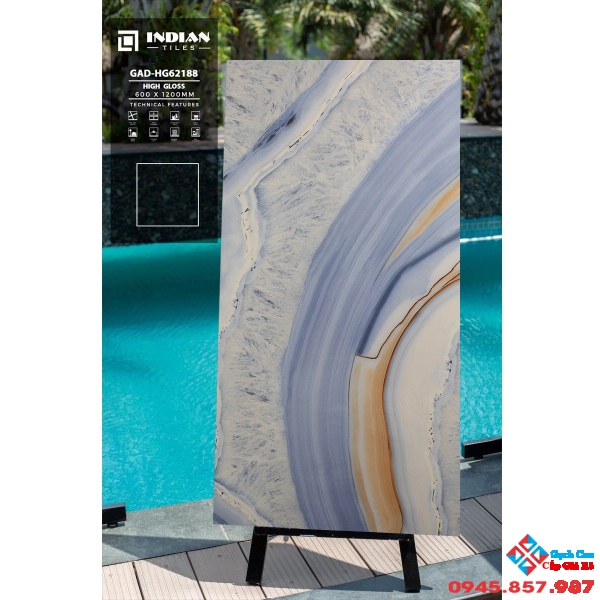 Gạch nhập khẩu cao cấp 60x120 vân đá trầm tích đẹp