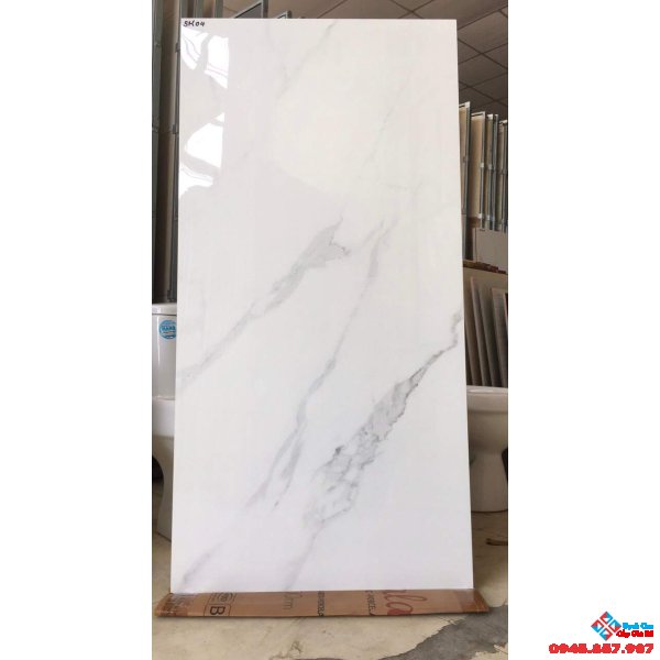 Gạch nhập khẩu 60x120 trắng mây