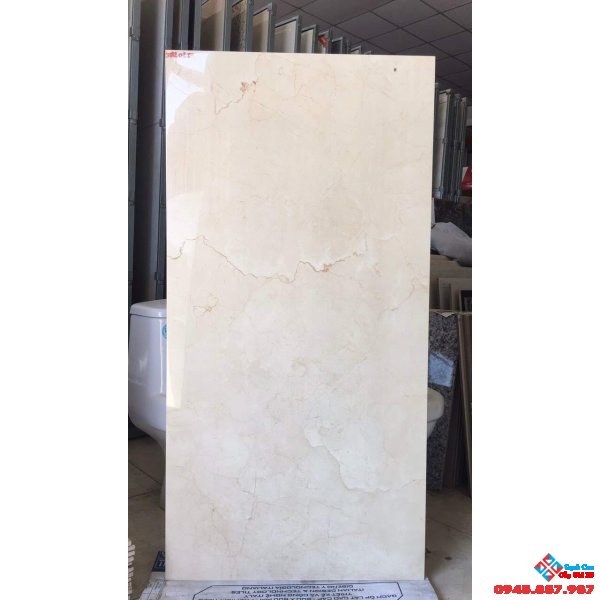 Gạch lát nền khổ lớn 60x120 vàng nhẹ