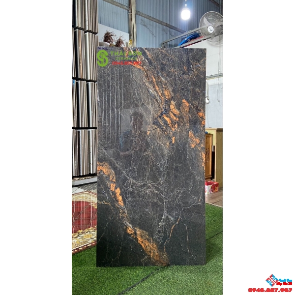 Gạch nhập khẩu ấn độ 60x120 bóng kiếng cao cấp