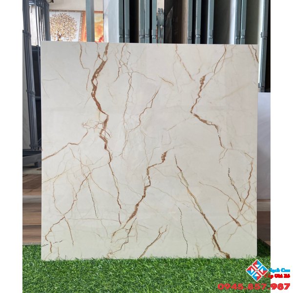 Gạch lát nền 60x60 khắc kim cao cấp