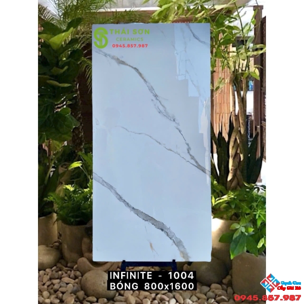 Gạch 80x160 lát nền ấn độ trắng vân siêu bóng cao cấp