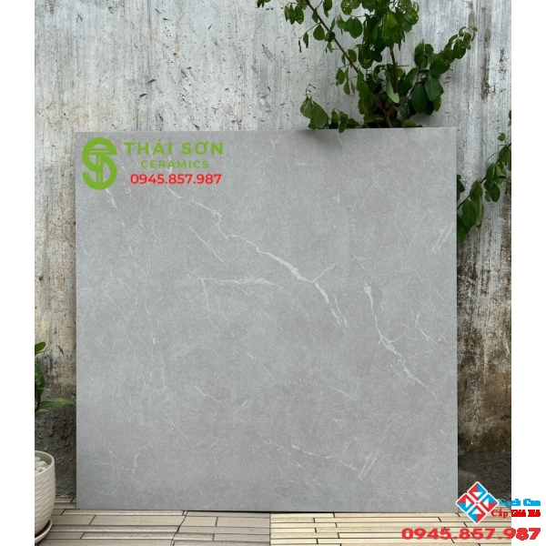 Gạch lát nền matt mờ 80x80 vân xám cao cấp