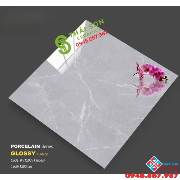 Gạch lát nền ấn độ 120x120 bóng đẹp giá rẻ