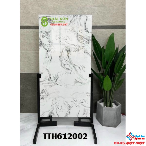 Gạch lót sàn đá bóng kiếng 60x120 nhập khẩu ấn độ