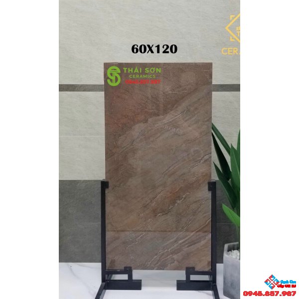 Gạch ấn độ lát sàn đá bóng kiếng 60x120 cao cấp Cần Giuộc