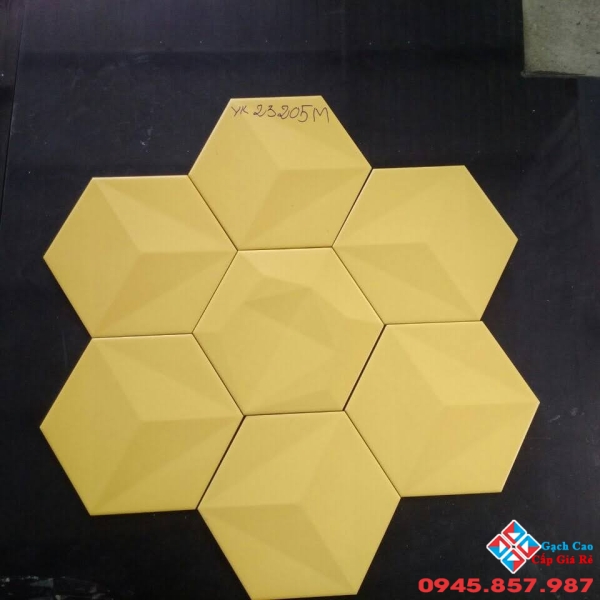 Giá gạch lục giác ốp tường
