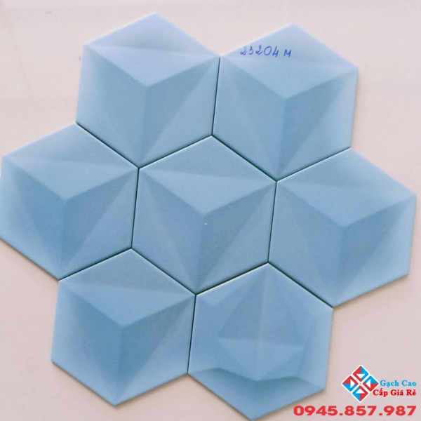 Gạch trang trí lục giác 3D nhập khẩu