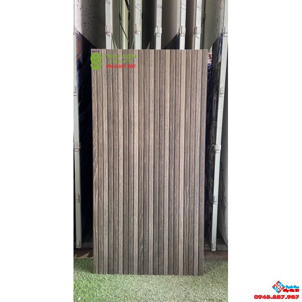 Gạch giả gỗ sọc đũa 3D cao cấp 60x120 ấn độ